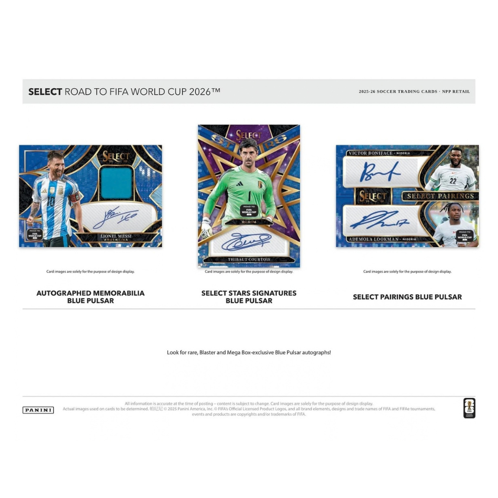 Panini Select Road To World Cup 2026 Value Box