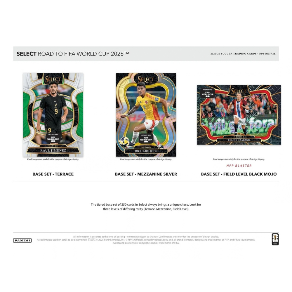 Panini Select Road To World Cup 2026 Value Box
