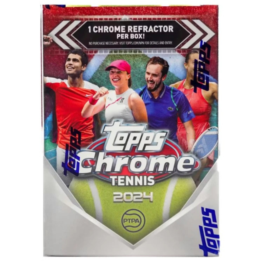 Topps Chrome Tenis 2024 Value Box