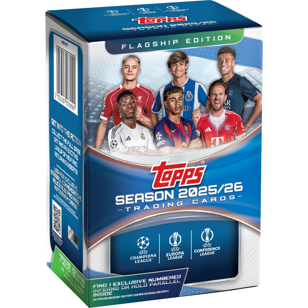 Topps UEFA Club Competitions 25/26 Value Box